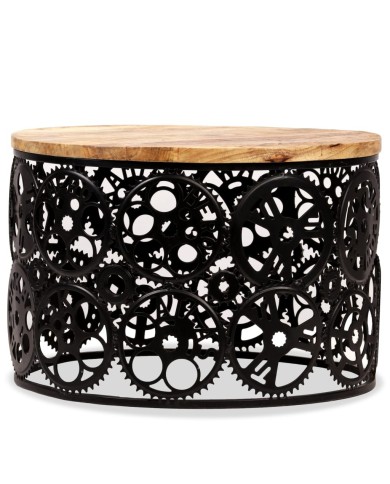 Table basse Bois de manguier massif 60 x 40 cm