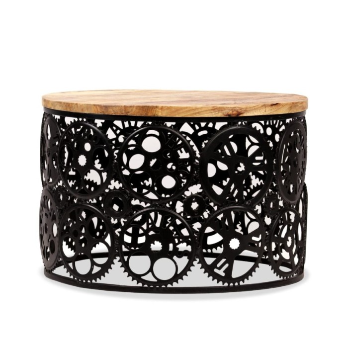 Table basse Bois de manguier massif 60 x 40 cm