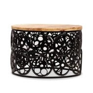 Table basse Bois de manguier massif 60 x 40 cm