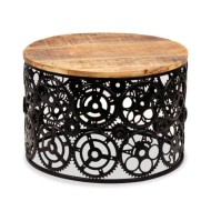 Table basse Bois de manguier massif 60 x 40 cm