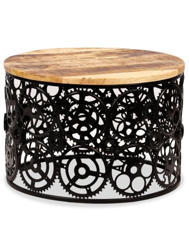 Table basse Bois de manguier massif 60 x 40 cm