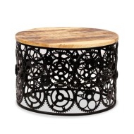 Table basse Bois de manguier massif 60 x 40 cm