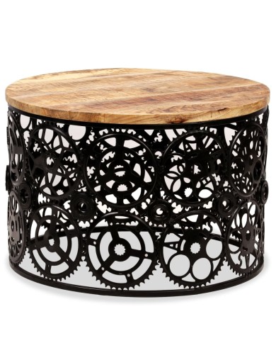 Table basse Bois de manguier massif 60 x 40 cm