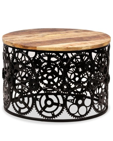 Table basse Bois de manguier massif 60 x 40 cm