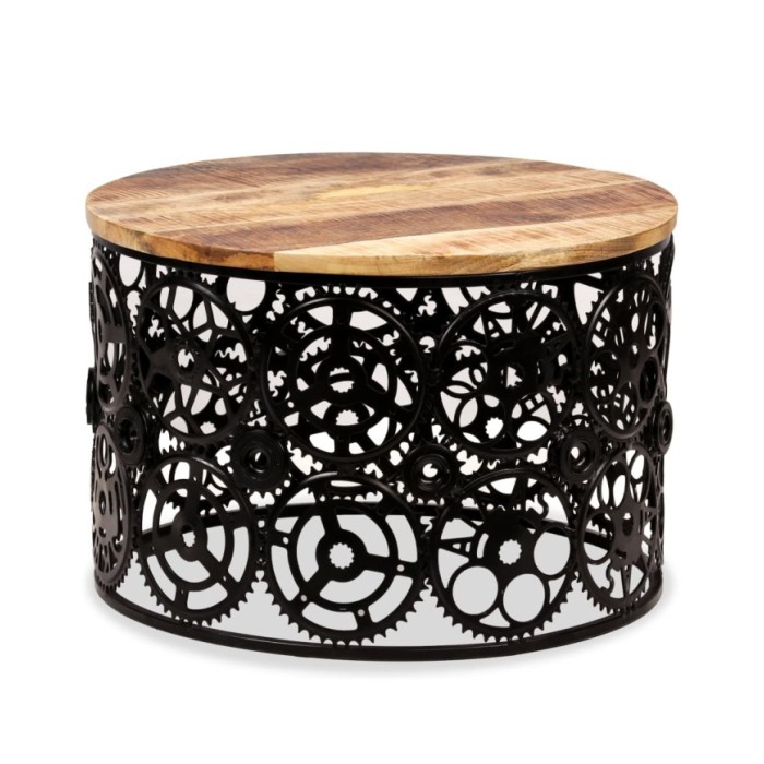 Table basse Bois de manguier massif 60 x 40 cm