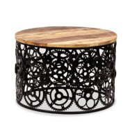 Table basse Bois de manguier massif 60 x 40 cm