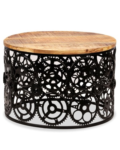 Table basse Bois de manguier massif 60 x 40 cm