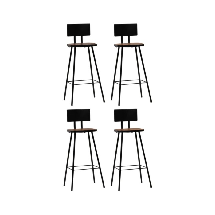 Mobilier de bar 5 pcs Bois de récupération massif