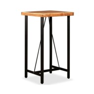 Table de bar Bois massif d'acacia 60x60x107 cm