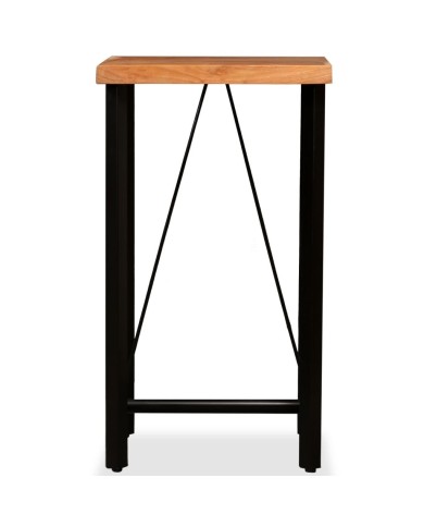 Table de bar Bois massif d'acacia 60x60x107 cm
