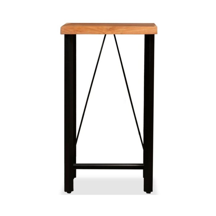 Table de bar Bois massif d'acacia 60x60x107 cm