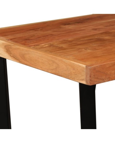 Table de bar Bois massif d'acacia 60x60x107 cm
