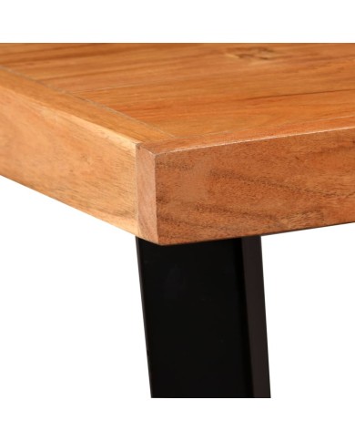 Table de bar Bois massif d'acacia 60x60x107 cm