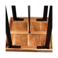 Table de bar Bois massif d'acacia 60x60x107 cm