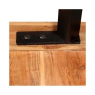 Table de bar Bois massif d'acacia 60x60x107 cm