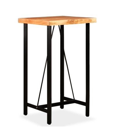 Table de bar Bois massif d'acacia 60x60x107 cm