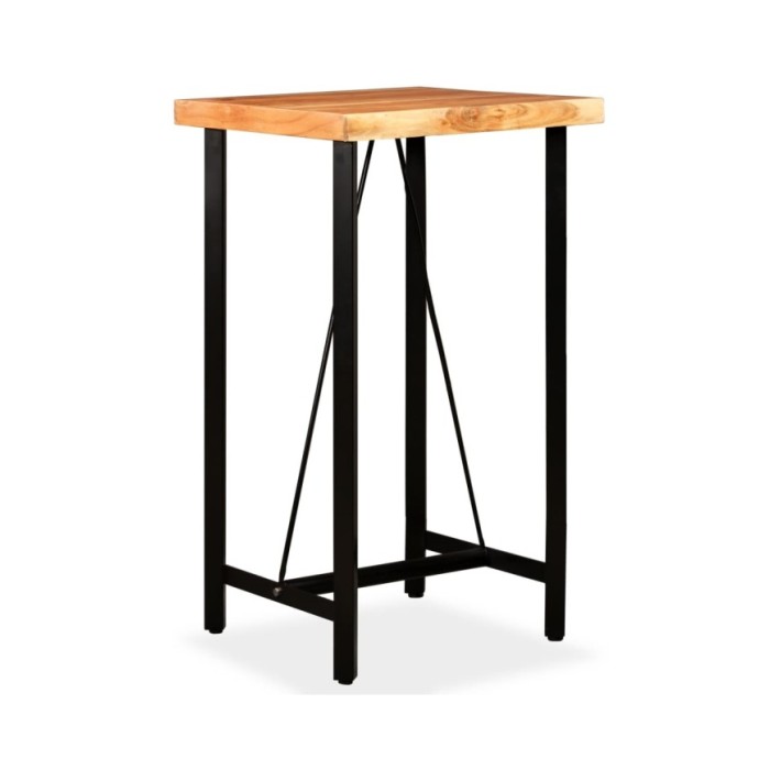 Table de bar Bois massif d'acacia 60x60x107 cm