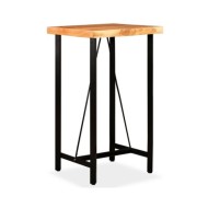 Table de bar Bois massif d'acacia 60x60x107 cm