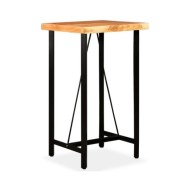 Table de bar Bois massif d'acacia 60x60x107 cm