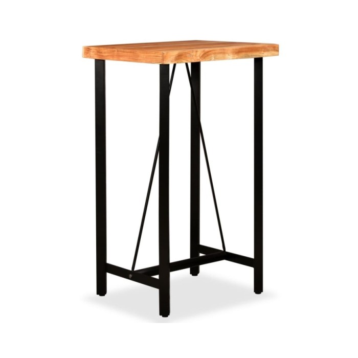 Table de bar Bois massif d'acacia 60x60x107 cm
