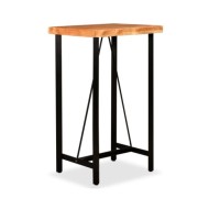 Table de bar Bois massif d'acacia 60x60x107 cm