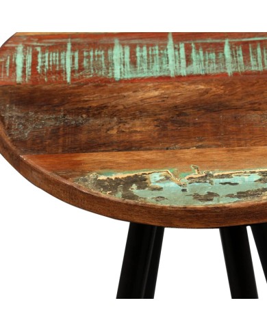 Tabourets de bar 2 pcs Bois massif de récupération