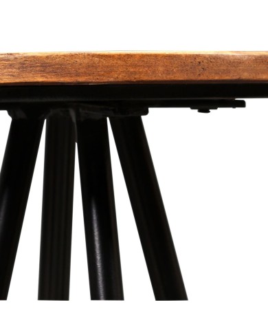 Tabourets de bar 2 pcs Bois massif de récupération