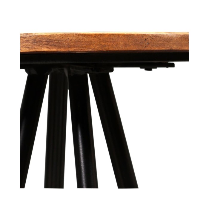 Tabourets de bar 2 pcs Bois massif de récupération
