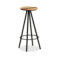 Tabourets de bar 2 pcs Bois massif de récupération