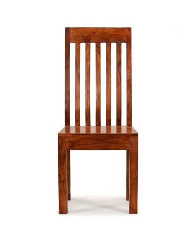 Chaise de salle à manger 2 pcs Bois massif avec finition Sesham