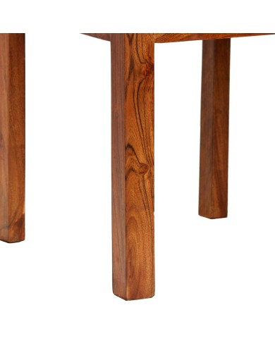 Chaise de salle à manger 2 pcs Bois massif avec finition Sesham