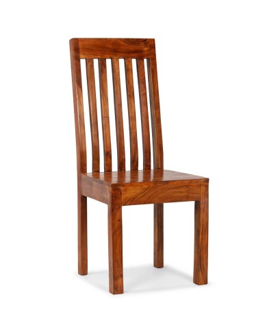 Chaise de salle à manger 2 pcs Bois massif avec finition Sesham