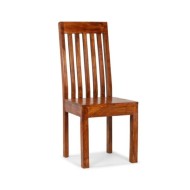 Chaise de salle à manger 2 pcs Bois massif avec finition Sesham