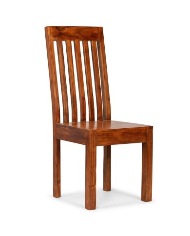Chaise de salle à manger 2 pcs Bois massif avec finition Sesham