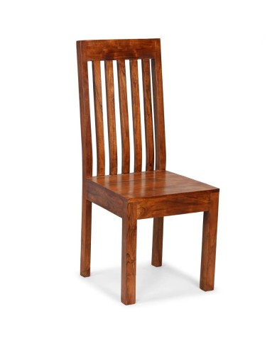 Chaise de salle à manger 2 pcs Bois massif avec finition Sesham