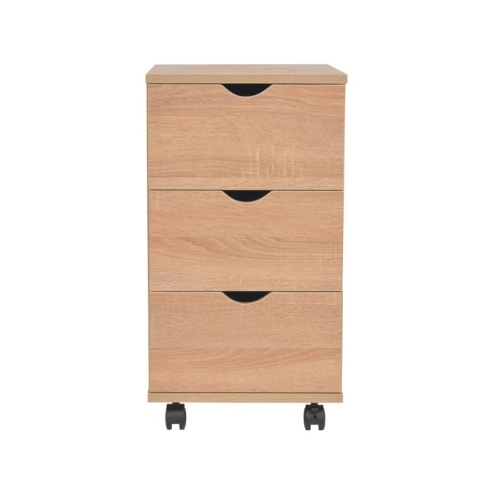 Meuble à tiroirs 33 x 45 x 60 cm Chêne 