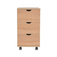 Meuble à tiroirs 33 x 45 x 60 cm Chêne 