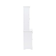 Vaisselier avec 4 portes MDF et Bois de pin 80 x 40 x 180 cm