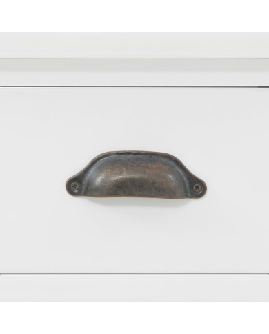 Vaisselier avec 4 portes MDF et Bois de pin 80 x 40 x 180 cm