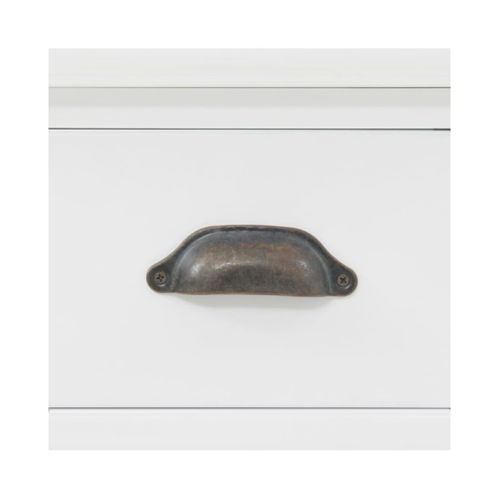 Vaisselier avec 4 portes MDF et Bois de pin 80 x 40 x 180 cm