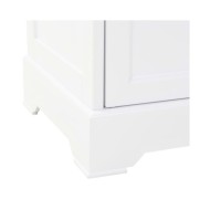 Vaisselier avec 4 portes MDF et Bois de pin 80 x 40 x 180 cm