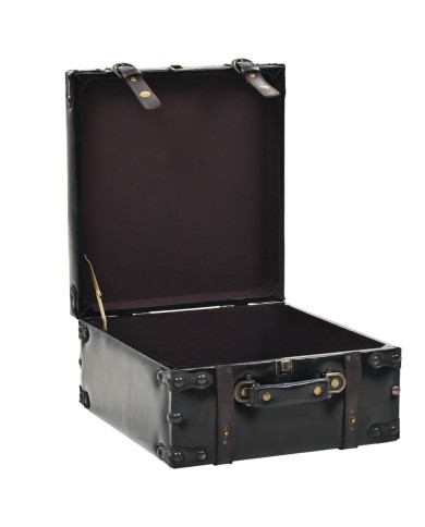Banc de rangement MDF et cuir artificiel 120 x 41 x 46,5 cm