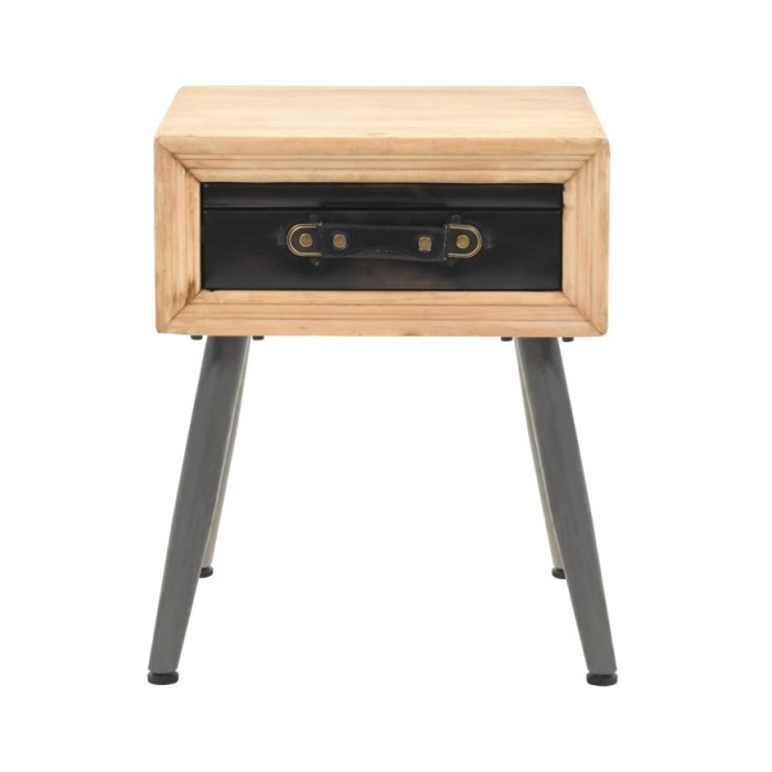 Table de chevet Bois de sapin massif 43 x 38 x 50 cm