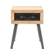 Table de chevet Bois de sapin massif 43 x 38 x 50 cm