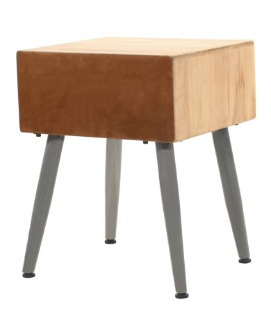 Table de chevet Bois de sapin massif 43 x 38 x 50 cm