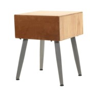 Table de chevet Bois de sapin massif 43 x 38 x 50 cm