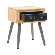 Table de chevet Bois de sapin massif 43 x 38 x 50 cm
