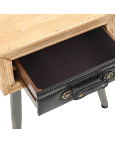 Table de chevet Bois de sapin massif 43 x 38 x 50 cm