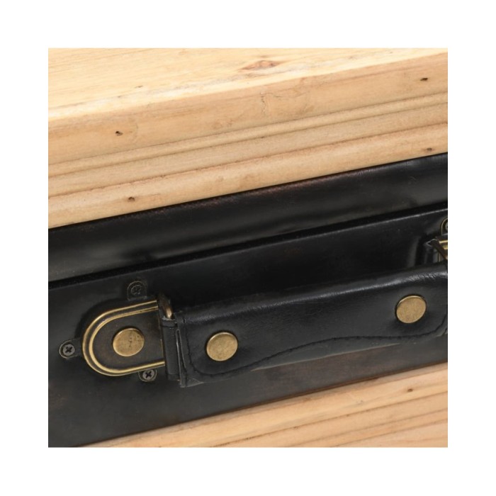 Table de chevet Bois de sapin massif 43 x 38 x 50 cm