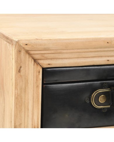 Table de chevet Bois de sapin massif 43 x 38 x 50 cm